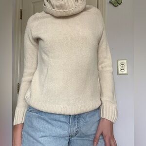 Cream knit sweater!